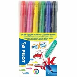 Pochette De Feutres Effaçables Pilot - FriXion Colors - 6 Pcs