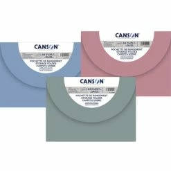 Canson Pochette De Rangement "Couleurs Pastel" - 270 X 350 Mm