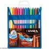 Pochette De Stylo Feutres LYRA Graduate - Pointe Fine - 12 Couleurs -creavea shop pochette de stylo feutres lyra graduate pointe fine 12 couleurs p