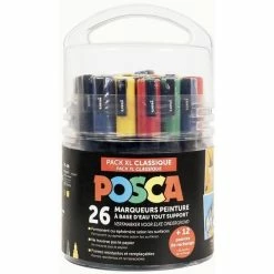 POSCA - Marqueur à Pigment "Pack Educréatif Classique" - Uni-ball