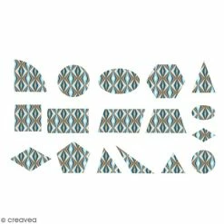 Rico Design Règle Organigraphe - 20 X 12,6 Cm - 17 Formes -creavea shop regle organigraphe 20 x 126 cm 17 formes p 3