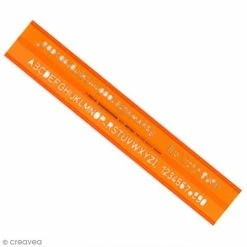 Règle Trace-lettre Et Chiffre StandardGraph - 37 X 6 Cm