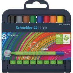 Schneider® Schneider Feutre Link-it étui Chevalet De 8 Pièces En Couleurs Assorties