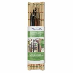 Sennelier Set De 4 Pinceaux En Bambou + 1 Monolith Pour Aquarelle