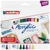 Set De Marqueurs Acrylic Edding - Pack De Démarrage Nordic - 8 Pcs