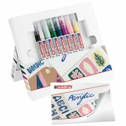 Set De Marqueurs Acrylic Edding - Pack De Démarrage Nordic - 8 Pcs -creavea shop set de marqueurs acrylic edding pack de demarrage nordic 8 pcs p 4