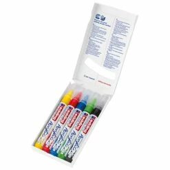 Set De Marqueurs Acrylique Edding 5100 - Pointe Moyenne - Basique - 5 Pcs -creavea shop set de marqueurs acrylique edding 5100 pointe moyenne basique 5 pcs p 5