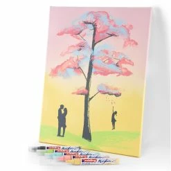 Set De Marqueurs Acrylique Edding 5100 - Pointe Moyenne - Pastel - 5 Pcs -creavea shop set de marqueurs acrylique edding 5100 pointe moyenne pastel 5 pcs p 3