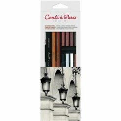 Conté A Paris Set Esquisse Etude Crayons Et Carrés Assortis -creavea shop set esquisse etude crayons et carres assortis p 2