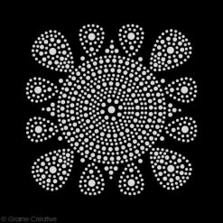 Set Peinture Slow & Art Graine Créative - Mandalas Noirs - 9 Pcs -creavea shop set peinture slow and art graine creative mandalas noirs 9 pcs p 3