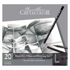 Brevillier's Cretacolor Set Pour Esquisse Cretacolor 20 Pièces - Black Box