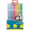 Stabilo Pen 68 ColorParade - 20 Pcs Dont 10 Pastel
