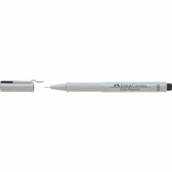 Faber-Castell Stylo Feutre ECCO PIGMENT 0,7 Mm, Noir