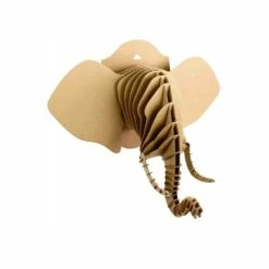 Trophée Mural En Carton - Elephant - Ctop
