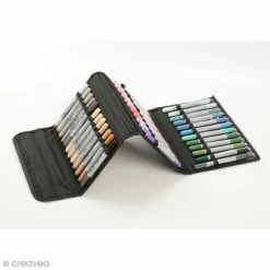 Creavea Trousse De Rangement Chevalet - Pour 36 Marqueurs - 32 X 23 Cm -creavea shop trousse de rangement chevalet pour 36 marqueurs 32 x 23 cm p 3