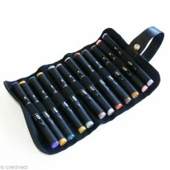 Trousse Roll & Go Pour 12 Marqueurs Graph'it