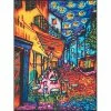 Van Gogh Café De Paris - 12 Feutres Inclus - 37 X 45 Cm - à Colorier Colorvelvet -creavea shop van gogh cafe de paris 12 feutres inclus 37 x 45 cm a colorier colorvelvet p