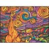 Van Gogh - La Nuit étoilée 12 Feutres Inclus - 47 X 35 Cm - à Colorier Colorvelvet -creavea shop van gogh la nuit etoilee 12 feutres inclus 47 x 35 cm a colorier colorvelvet p